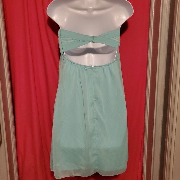 #767 Venus torqouis dress - Picture 3 of 5